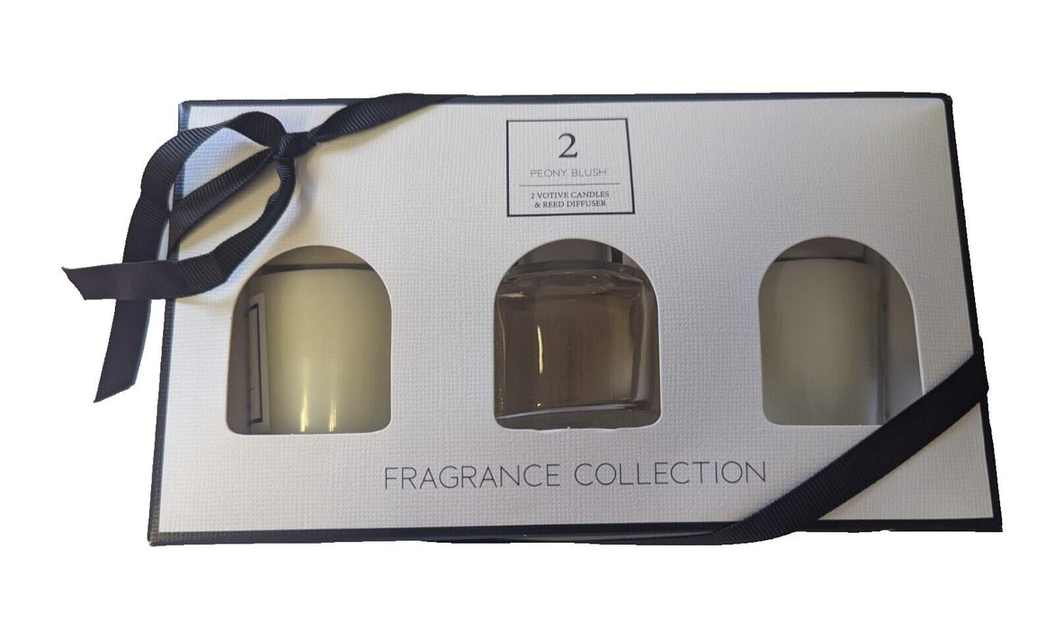 Fragrance Collection 2 Peony Blush 2 Candles 1 Diffuser