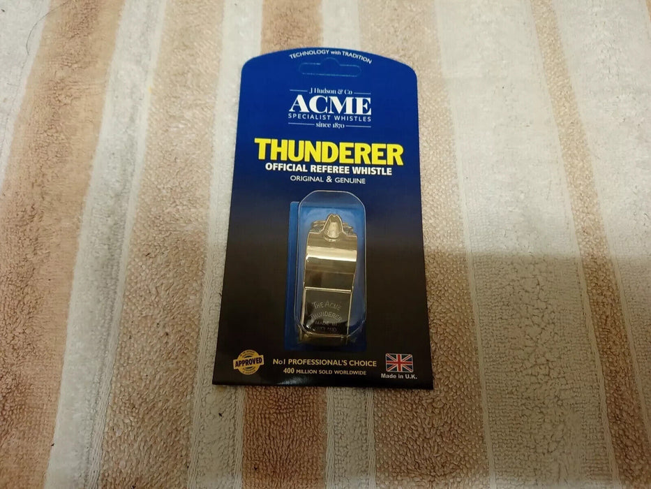 ACME  THUNDERER OFFICIAL REFEREE WHISTLE. BRAND NEW. UNOPENED.