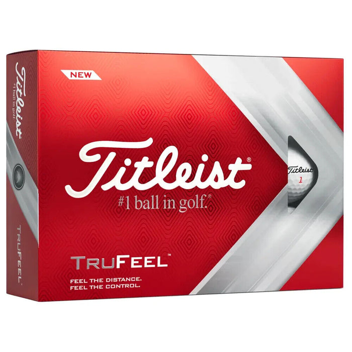 TITLEIST TRUFEEL GOLF BALLS WHITE 12 PACK