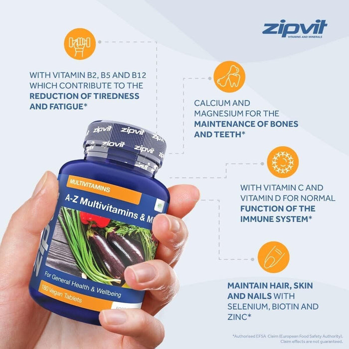 Zipvit 180 Vegan Multivitamins A-Z