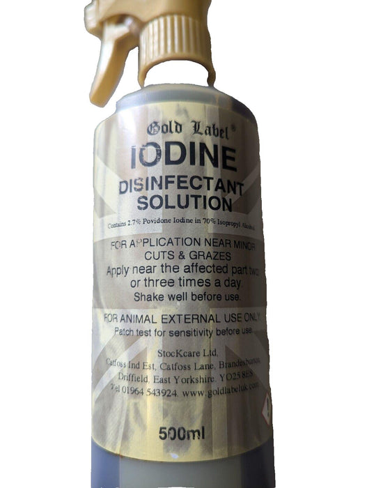 Gold Label Iodine Disinfectant Solution