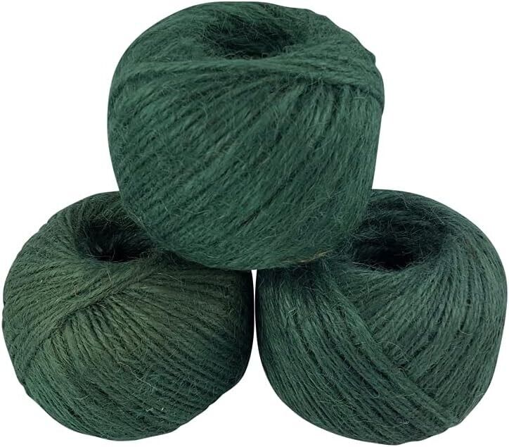 Green Jute Garden Twine  Triple Pack  3 x 125m