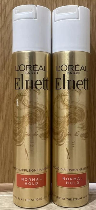 L'Oreal Shine Hairspray Normal Hold 200ml x2