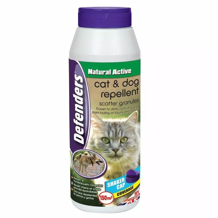 Defenders Natural Cat & Dog Scatter Repellent Granules 450g x3