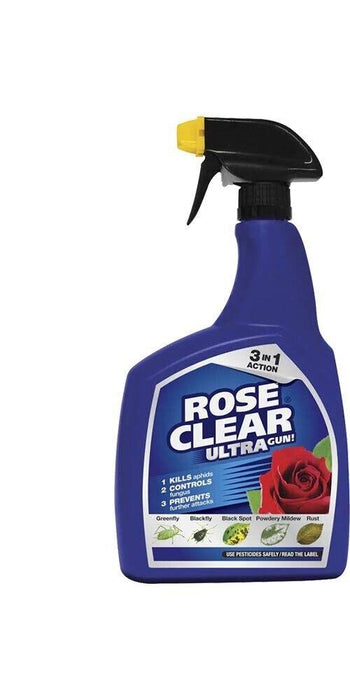 Rose Clear Ultra Gun Fungicide & Insecticide Spray 1 Litre x2