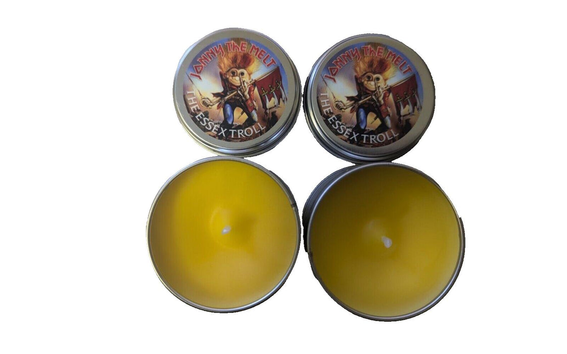 Johnny The Melt The Essex Troll Lemon Candle x2