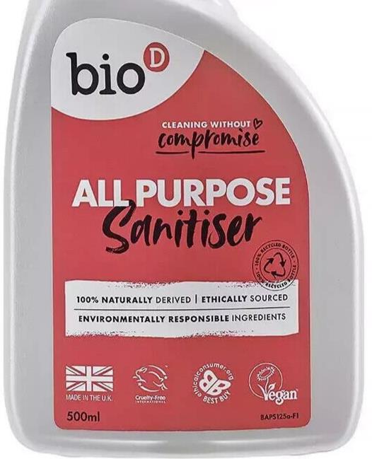 Bio-D All Purpose Sanitiser Spray - 500ml