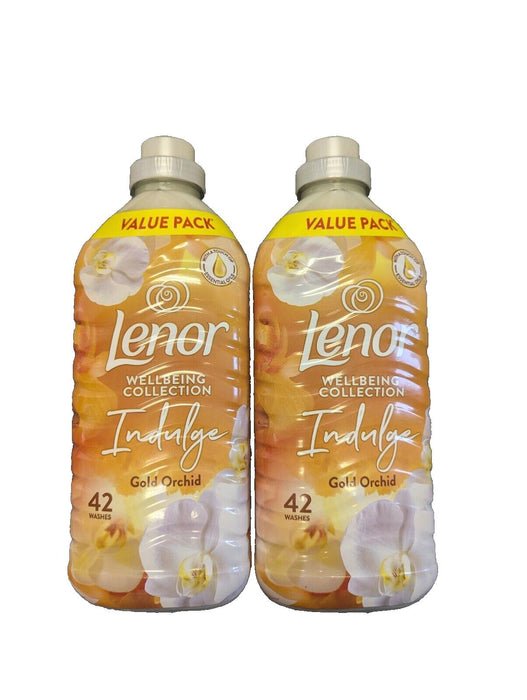 Lenor Fabric Conditioner Gold Orchid 42 Washes x2