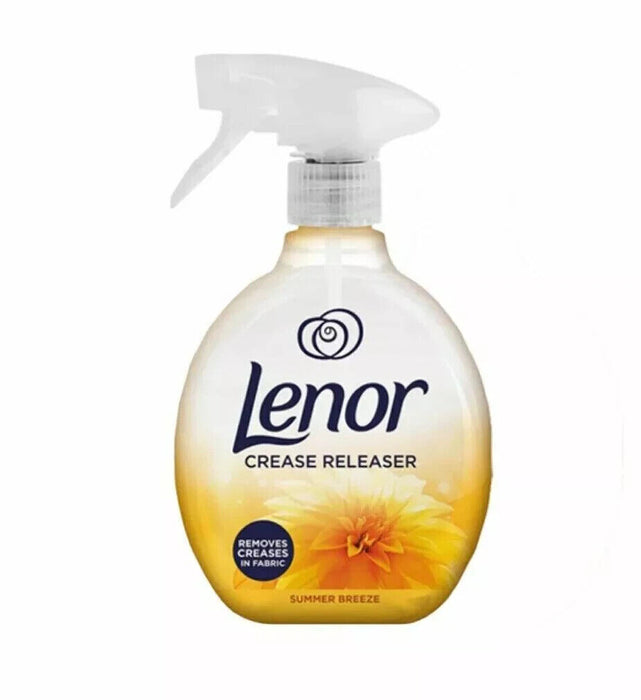 LENOR CREASE RELEASER SPRAY SUMMER BREEZE FRAGRANCE REMOVE CREASES 500ML