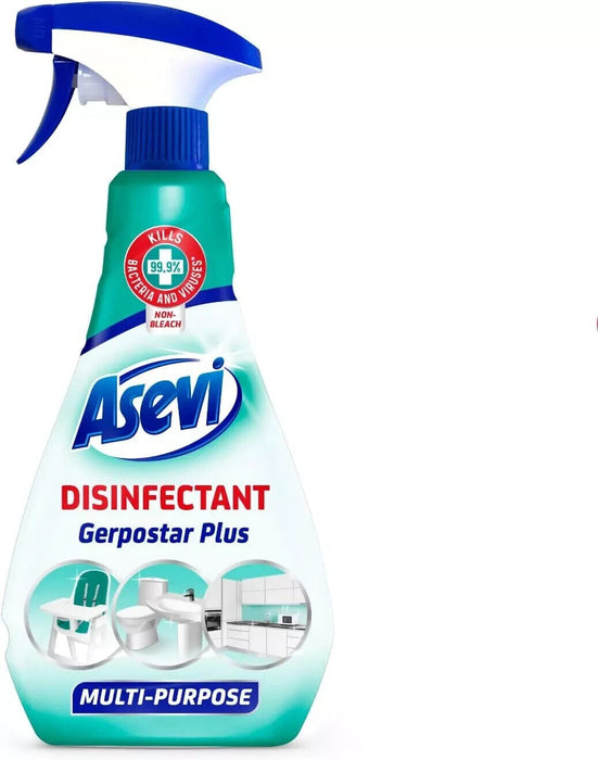 Asevi Disinfectant Cleaning Spray, Multi Purpose Cleaner, Antibacterial Spray