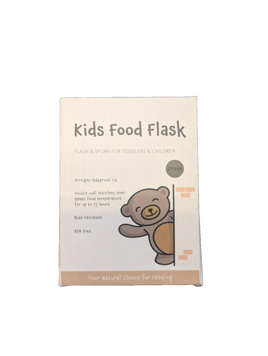 Bubba Bear Kids Flood Flask Green