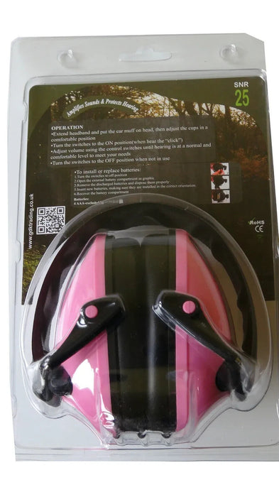 GDK Electronic Earmuffs Pink EE6811