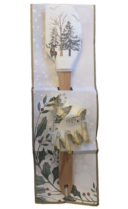 Christmas Cookie Cutter Spatula Set