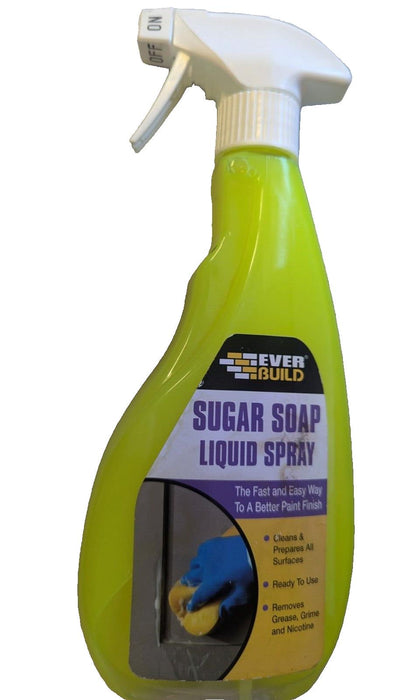 Sugar Soap 500ml Liquid Spray for all surfaces ready to use Everbuild