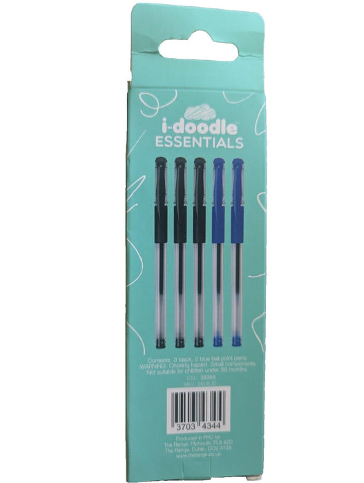 I doodle essentials ball pens 5 pack