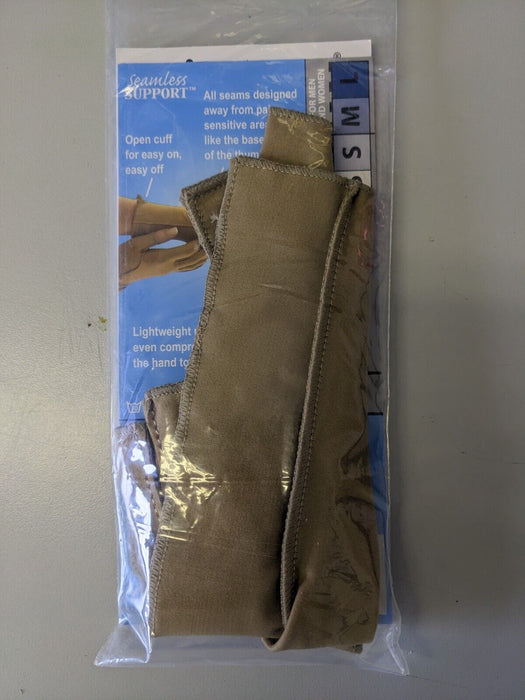 Totes Isotoner Therapeutic Open Finger Gloves Large One Pair