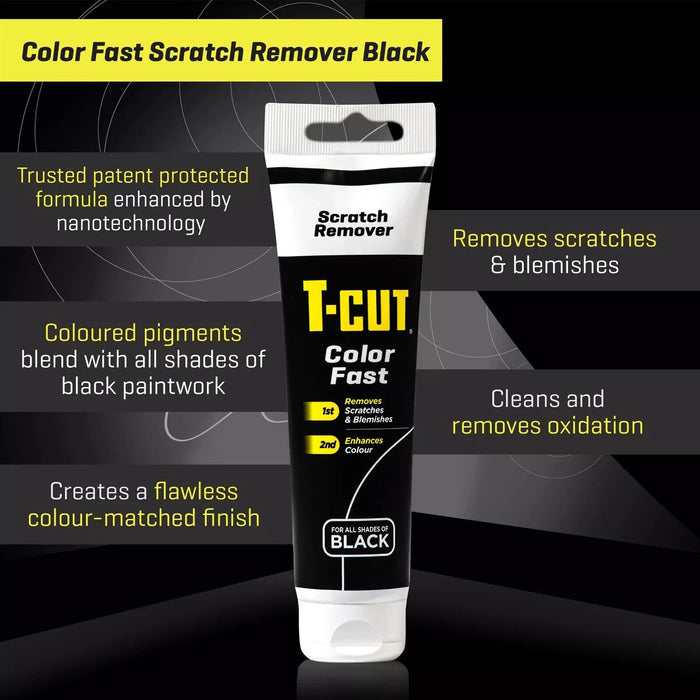 T-Cut Color Fast Scratch Remover 150g for all shades of Black