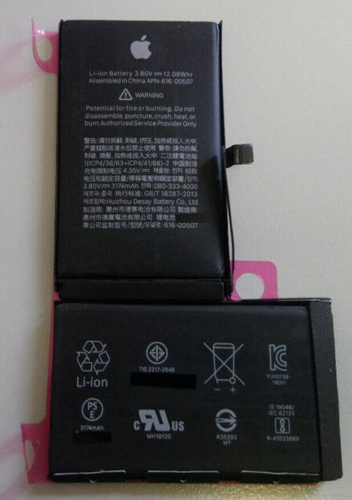 For iPhone XS Max Replacement Battery 3174mAh with Adhesive