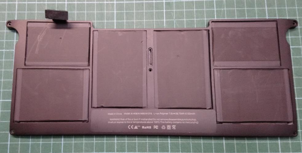 Used Battery for MacBook Air 11" A1370 A1465, Model A1406 A1495 35Wh 4680mAh