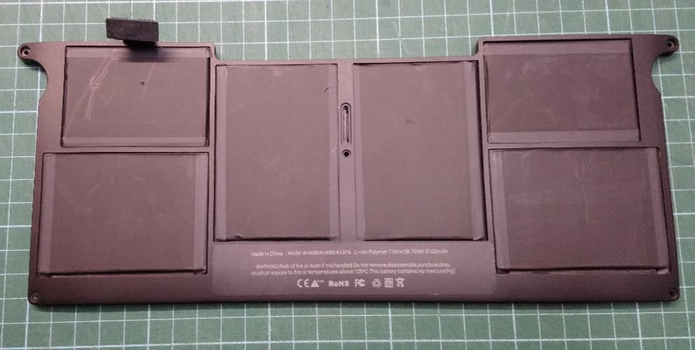 Used Battery for MacBook Air 11" A1370 A1465, Model A1406 A1495 38.75Wh 5100mAh