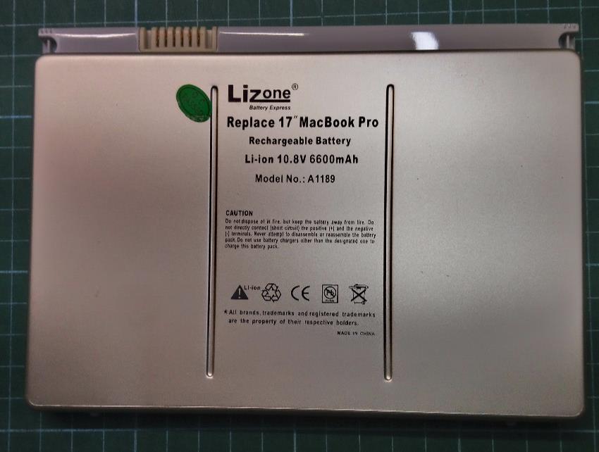 Used A1189 Battery For Apple MacBook Pro 17" A1151 A1261 A1229 2007 2006 MA458