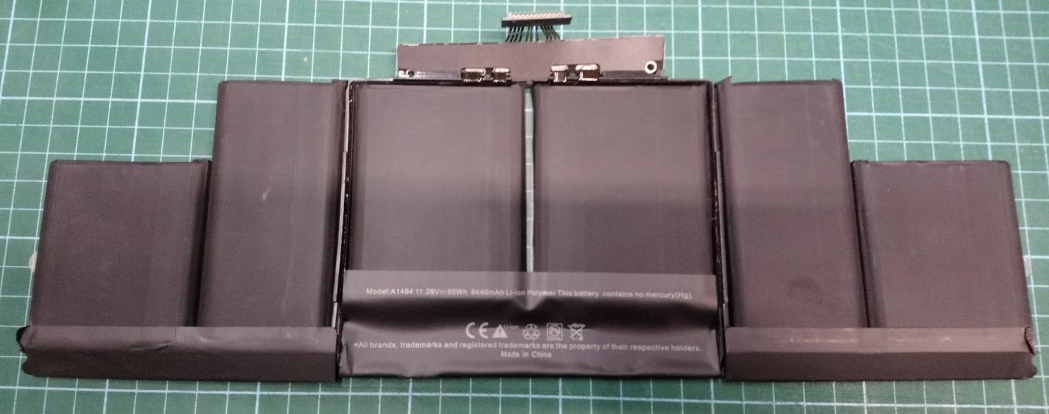 Used  A1494 Battery For MacBook Pro 15" A1398 Late 2013 Mid 2014 2015 - 8440mAh