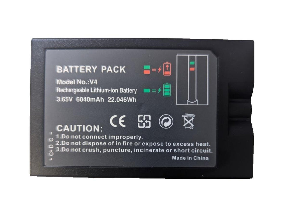 For Ring DoorBell Battery Version 4 3.65V 6040mAh 22.046Wh