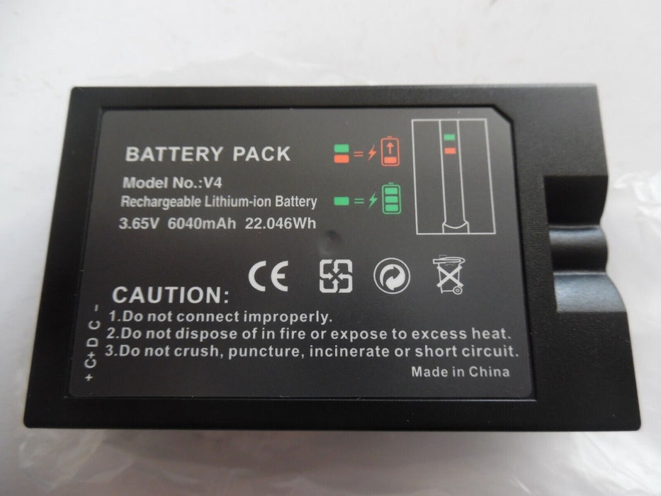 For Ring DoorBell Battery Version 4 3.65V 6040mAh 22.046Wh