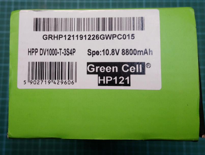 Green Cell 8800mAh Battery For HP Pavilion DV1000