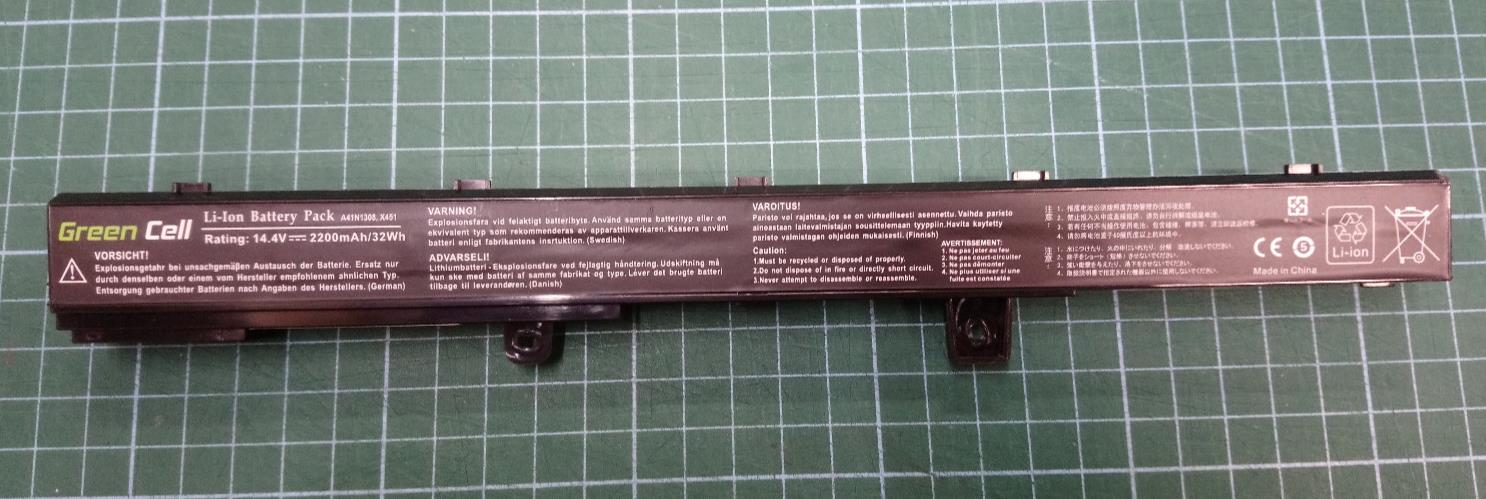 Unbranded Battery for Asus X451, A31N1319, A41N1308 2200mAh