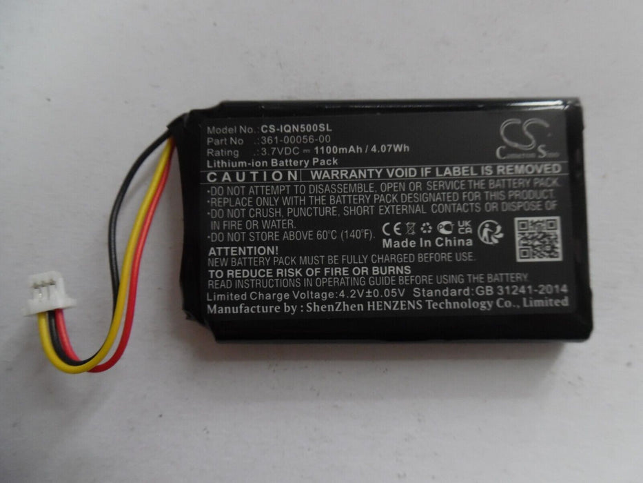 Rechargeable Battery For RoHS Garmin 361-00056-00 1100mAh Li-ion