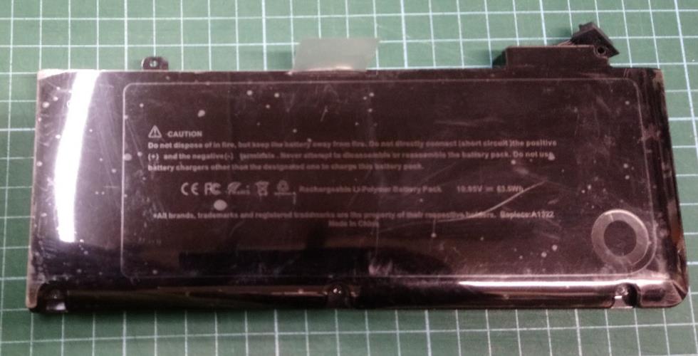 Used A1322 Battery for Apple MacBook Pro 13" A1278 2009 To 2012 63.5Wh