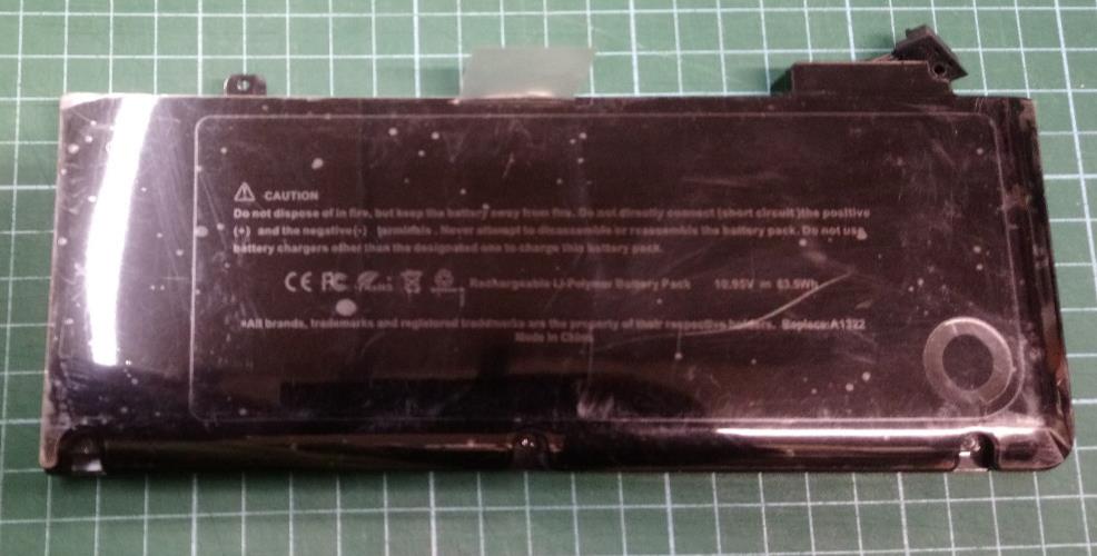 Used A1322 Battery for Apple MacBook Pro 13" A1278 2009 To 2012 63.5Wh