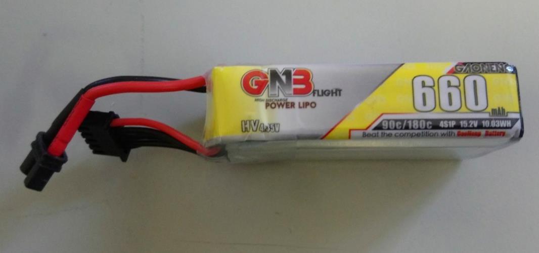 RC Lipo Battery GNB 660mAh 15.2V 4S 90C