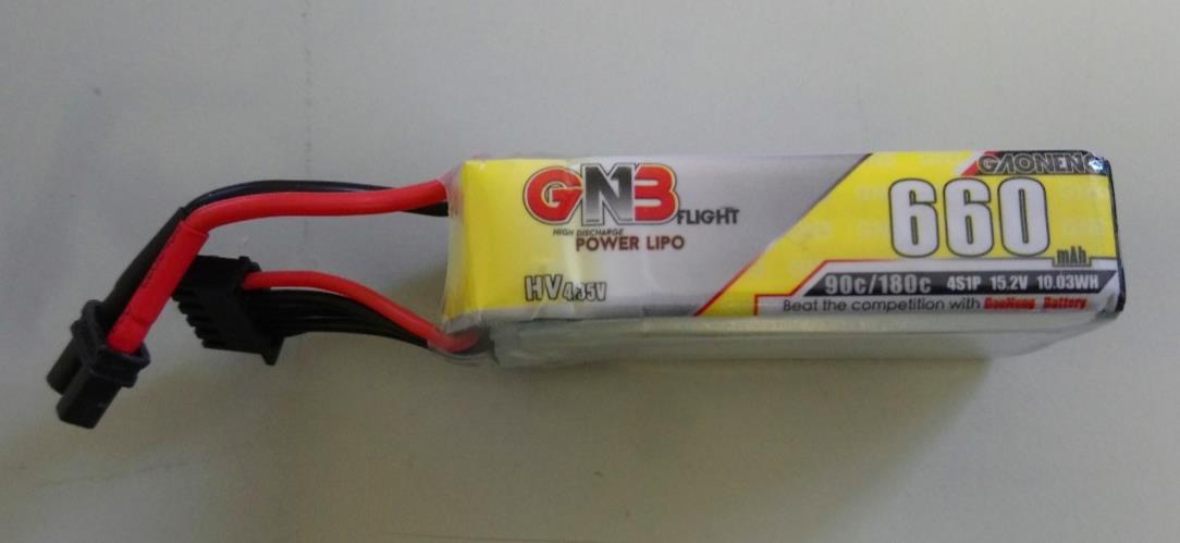 RC Lipo Battery GNB 660mAh 15.2V 4S 90C