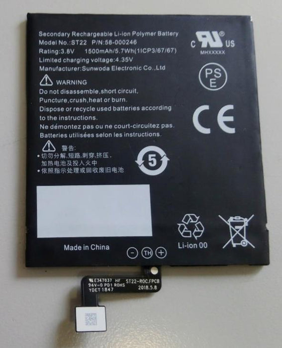 ST22 58-000246 Battery for Amazon kindle paperwhite 4 10th generation (2018 ver)