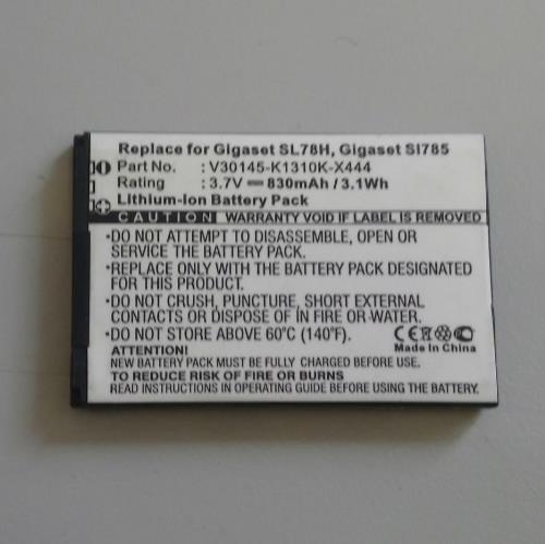 Battery for SIEMENS Gigaset SL78H, S30852-D2152-X1, Gigaset SL785 NEW