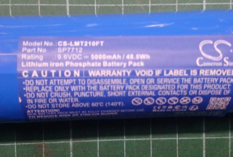 Cameron Sino Battery 5000mAh compatible with [Ledlenser] X21R.2 replaces SP7712