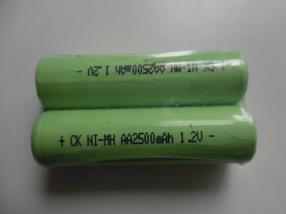 AA2500Mah CK-NIMH 1.2v battery 2 pack