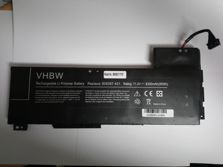 Battery for VV09XL HP ZBook 15 Battery G4 G3 17 G3 HSTNN-DB7D 808398-2C1