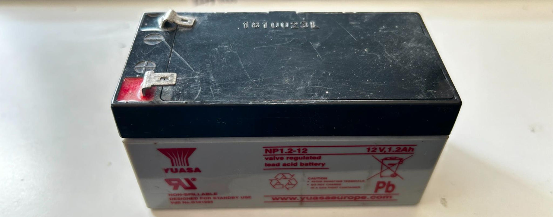 Yuasa NP1.2-12 Battery BJ32-19G207C-AA Range Rover Evoque Auxiliary Battery