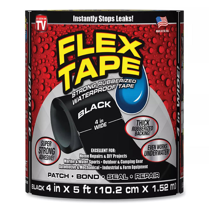 Flex Tape Strong Rubberized Waterproof Flex - Black