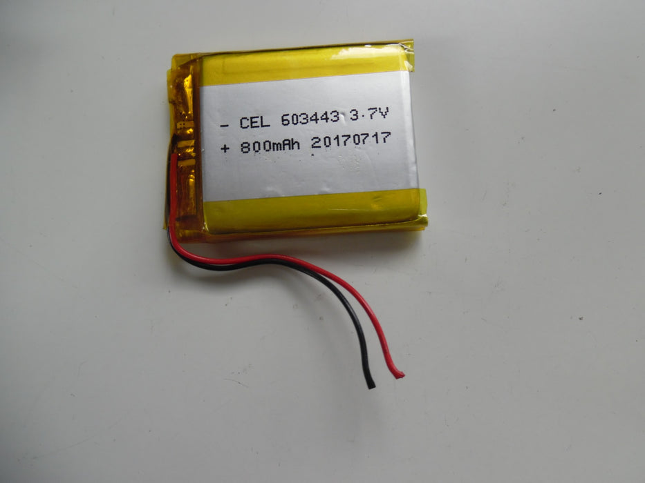 3.7V 603443 950mAh Li-po Rechargeable Battery Lipolymer Cell/Camera 2 Wire