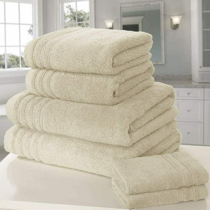 Rapport So Soft 6-Piece Towel Bale, 100% Zero Twist Egyptian Cotton