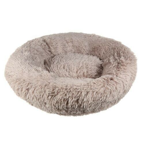 70cm Donut Dog Bed Pet Cat Comfy Calming Cosy Fluffy Warm Nest Pad Mattress