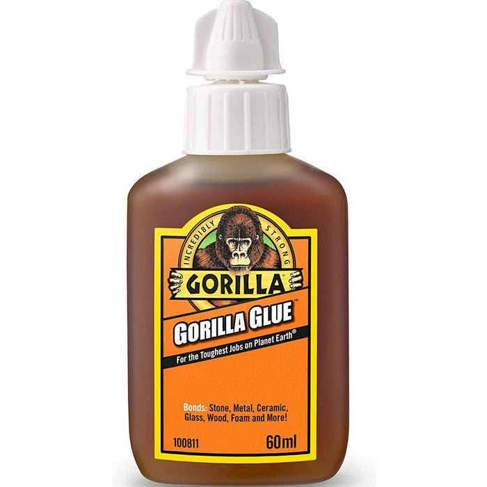 60ML-Gorilla Glue Waterproof Strong Adhesive Bonds-Wood, Stone, Metal, Ceramics.