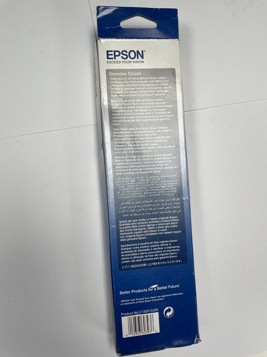 Original Epson S015329 Black Ink Ribbon Cartridge (C13S015329)