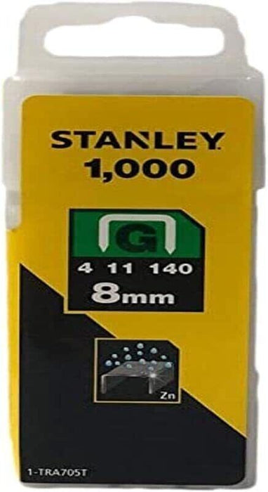 2x Stanley 1-TRA705T 8mm Heavy-Duty Staple (1000 Pieces)