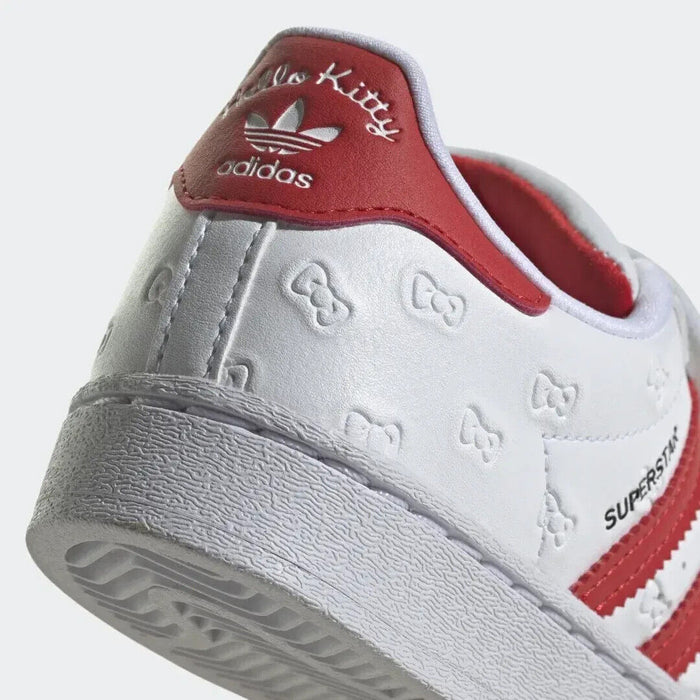 Adidas Superstar x Hello Kitty UK 4K White/Red with Hello Kitty Badge