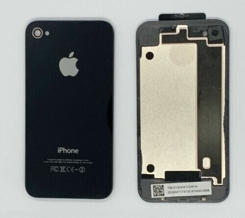 Apple iPhone 4 (A1387) - Genuine Back Battery Cover Black